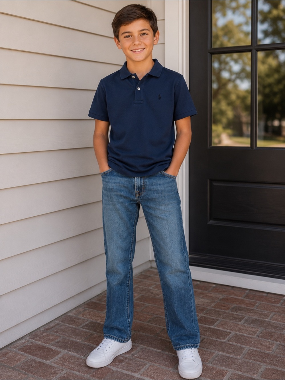 GAP Kids Blue Straight-Leg Jeans